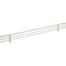 Hardware Resources 17" Wide Satin Nickel Wire Shoe Fence for Shelving SF17-SN - alternate 1